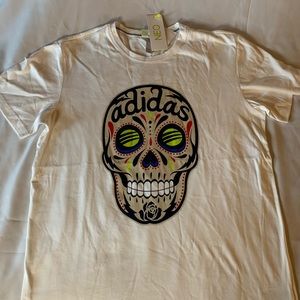NWT* Neo ADIDAS skull tee